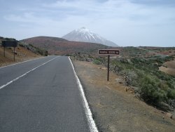 Izana 2330 m m/Teide  lige for