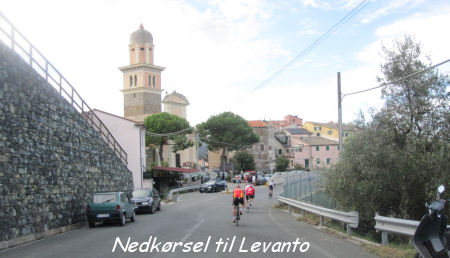 Nedkørsel til Levanto
