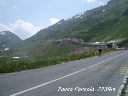 Opstigningen til "Passo di Forcola"