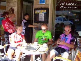 På Cafe i Predazzo